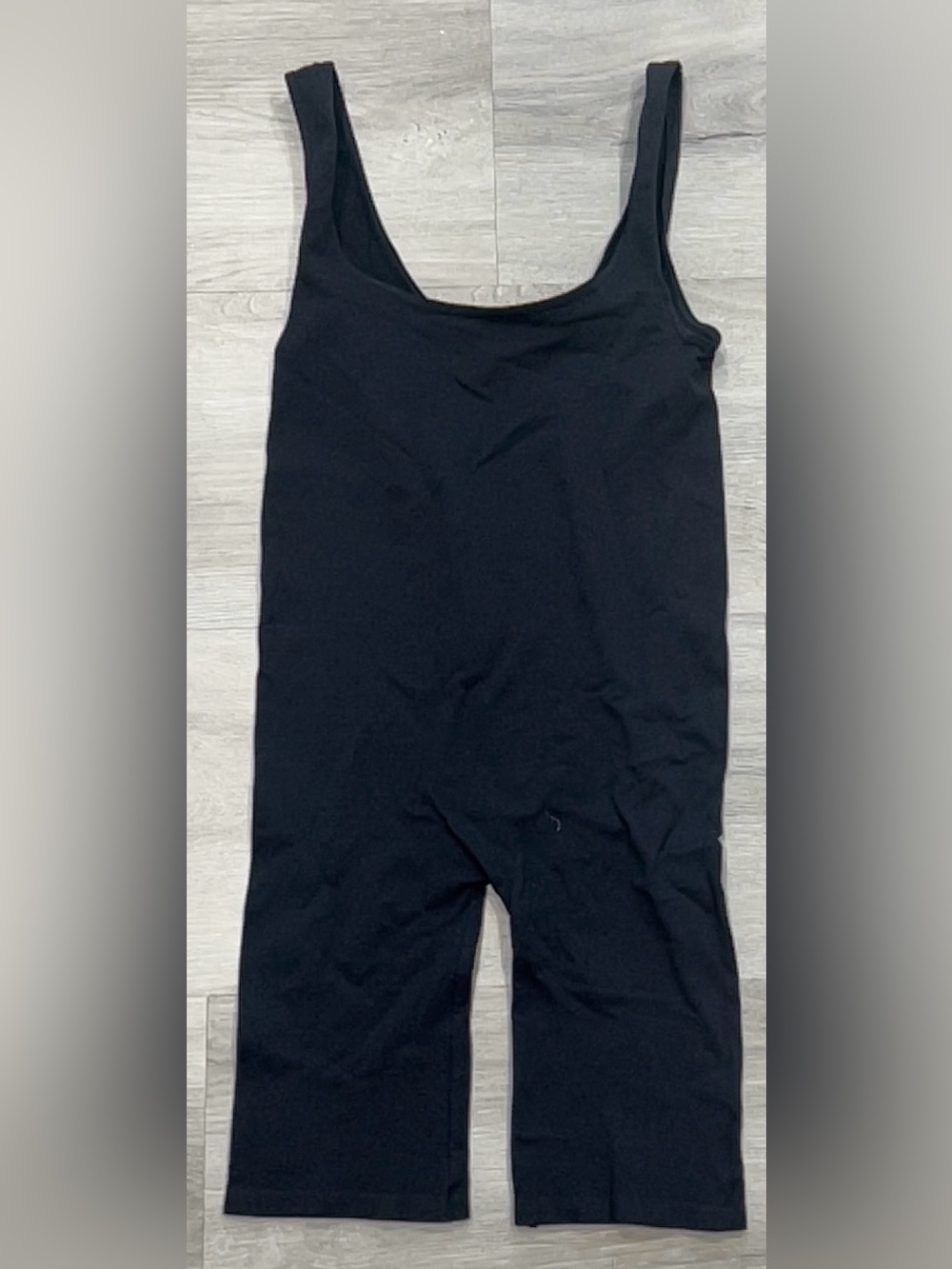 Free People Intimately FP Black Seamless Biker Shorts Romper Jumpsuit M/L